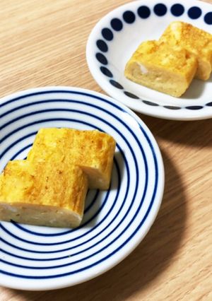 卵１個でだし巻き卵！お弁当にぴったり！-レシピのメイン写真