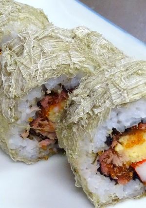 美味しい♪「南茅部産とろろ昆布の太巻き」-レシピのメイン写真