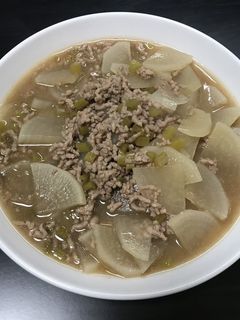生姜焼きのたれで 大根とひき肉のとろ煮-レシピのメイン写真