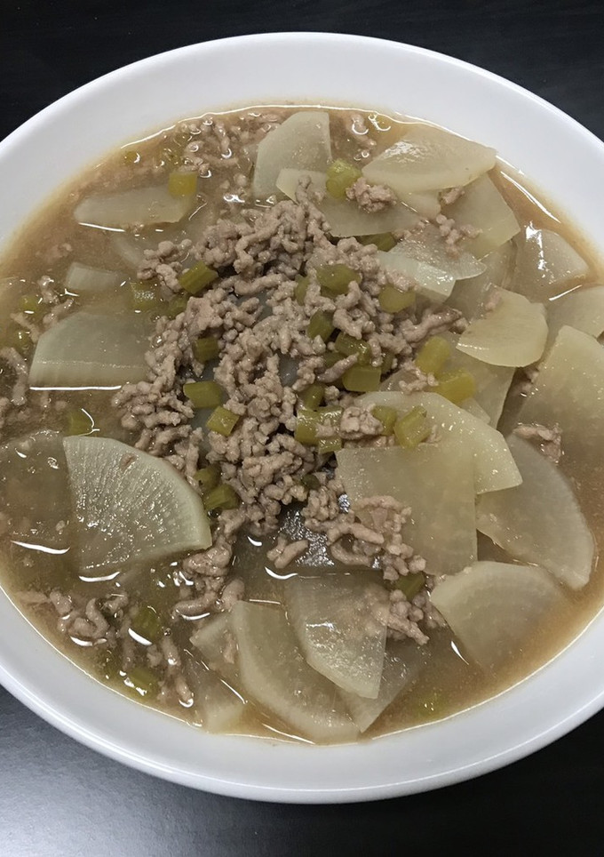生姜焼きのたれで 大根とひき肉のとろ煮-レシピのメイン写真