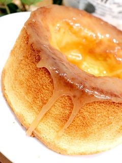 キャラメルシフォンケーキ-レシピのメイン写真