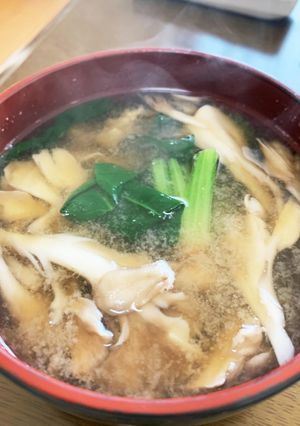 舞茸味噌汁-レシピのメイン写真