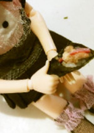 リカちゃんサイズ♡手巻き寿司ꕤ*.ﾟ-レシピのメイン写真