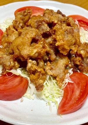 豚こま肉で唐揚げ-レシピのメイン写真