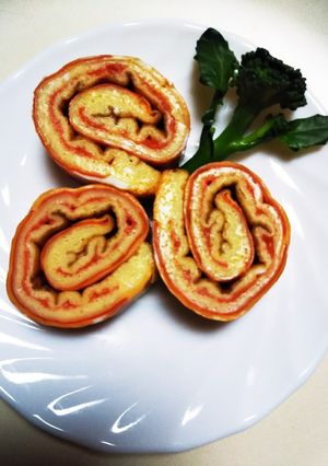 ベジ入り厚焼き卵◇鳴門風-レシピのメイン写真