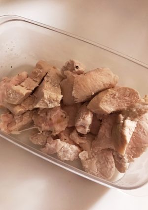 ちょいパサ？ストック肉でサラダチキン！-レシピのメイン写真