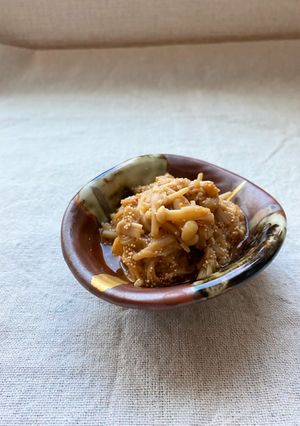 明太子入りでご飯が進む❁自家製なめたけ❁-レシピのメイン写真
