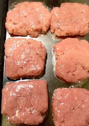皮なし鶏胸肉ミンチ 冷凍ストック-レシピのメイン写真