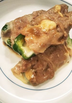 チーズin肉巻きピーマン-レシピのメイン写真