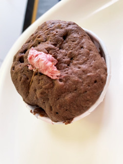 レンジで作る!桜香るチョコマフィン-レシピのメイン写真