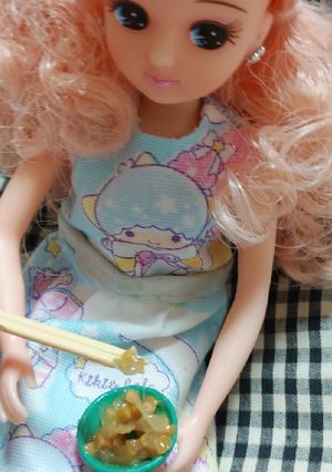 リカちゃんサイズ♡納豆たくあんꕤ*.ﾟ-レシピのメイン写真