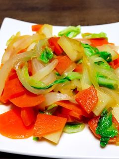 香味ペーストを使った簡単野菜炒め-レシピのメイン写真