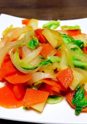香味ペーストを使った簡単野菜炒め-レシピのメイン写真