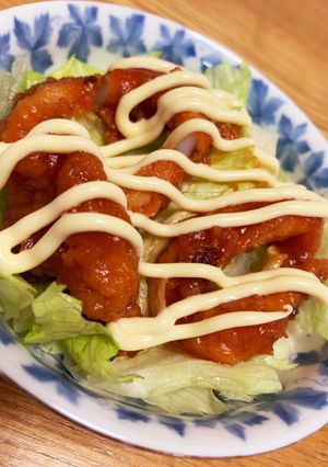 惣菜イカ活用☆イカの甘辛ケチャップサラダ-レシピのメイン写真