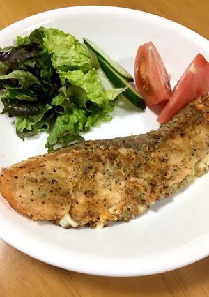 サーモンのチーズ挟みパン粉焼き-レシピのメイン写真