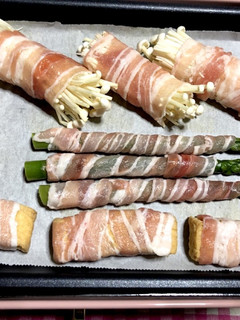 ホットプレートで豚巻き野菜-レシピのメイン写真
