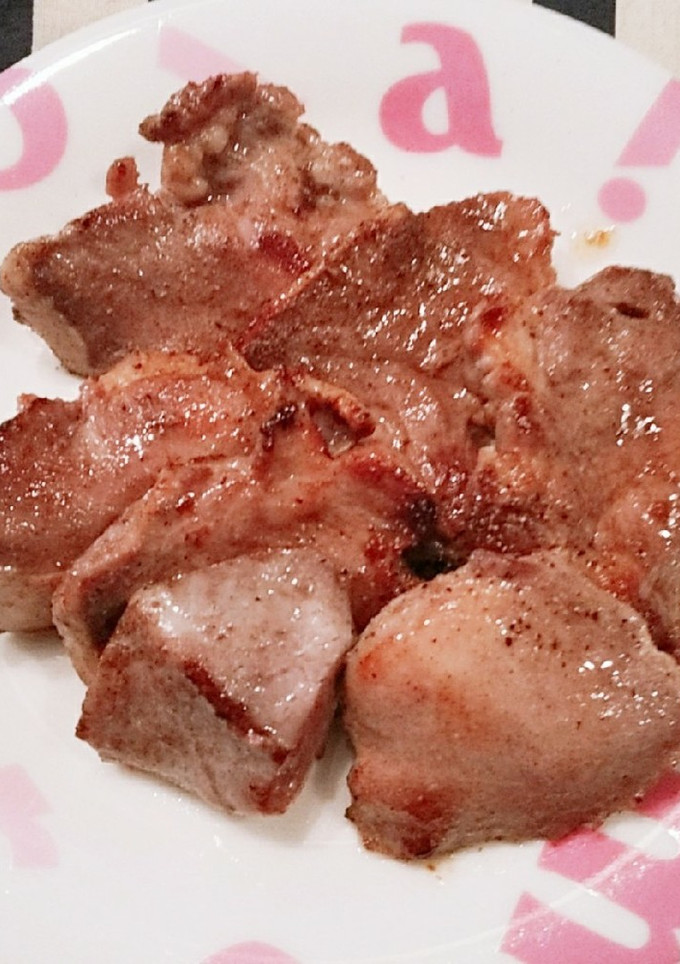 簡単...♪*ﾟタン塩胡椒焼き-レシピのメイン写真