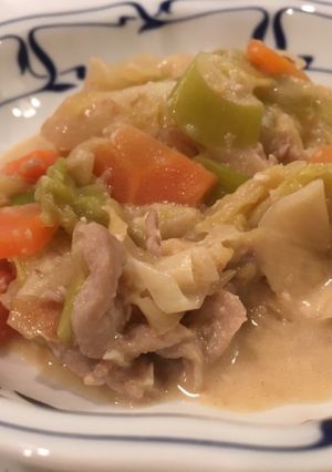 コクうま♡春キャベツと豚肉の味噌マヨ炒め-レシピのメイン写真