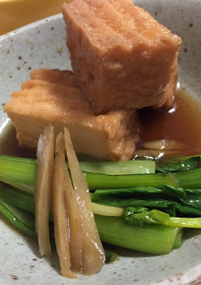 厚揚げと小松菜とごぼうの煮物-レシピのメイン写真
