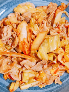 春キャベツ豚キムチ風-レシピのメイン写真