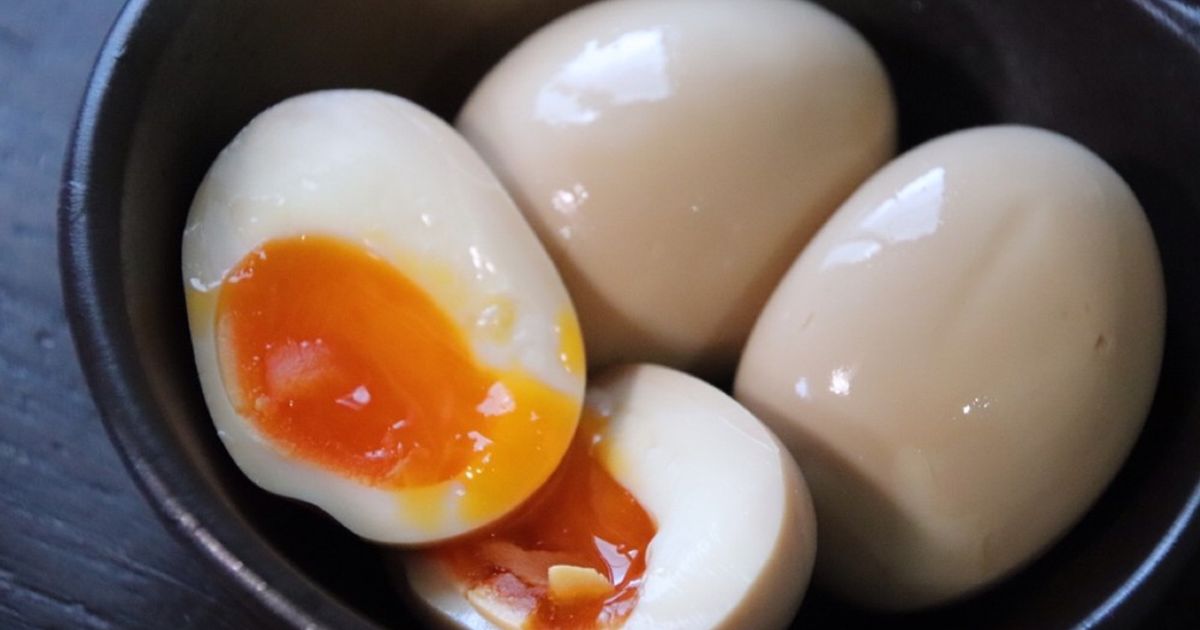 煮卵 半熟煮たまご -イオンのプライベートブランド TOPVALU(トップ