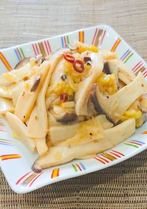 簡単！あと一品に☆ねぎ塩エリンギ-レシピのメイン写真