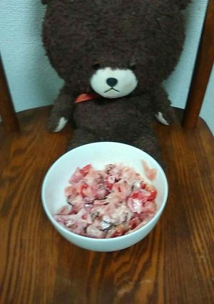 トマトと塩昆布のわさびマヨサラダ-レシピのメイン写真