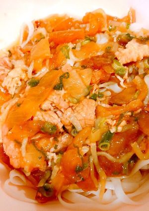 糖質0g麺の肉うどん風-レシピのメイン写真