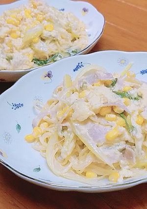たっぷりセロリのクリームパスタ-レシピのメイン写真