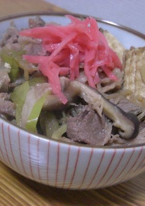 具だくさん牛丼-レシピのメイン写真