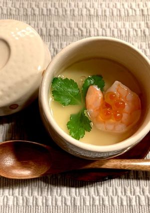 ジュレがけ☆冷製茶碗蒸し-レシピのメイン写真