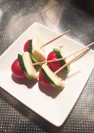 ミニトマトとチーズのピンチョス-レシピのメイン写真