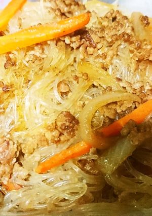 作り置き☆辛くない！味噌で作る麻婆春雨-レシピのメイン写真