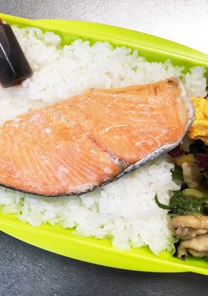 旦那弁当283♡鮭弁当！-レシピのメイン写真