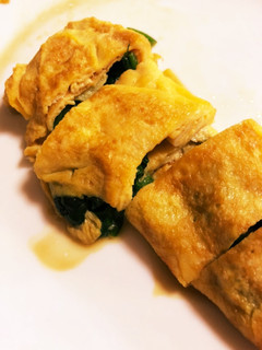 ほうれん草入り 卵焼き-レシピのメイン写真