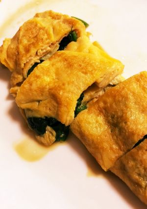 ほうれん草入り 卵焼き-レシピのメイン写真