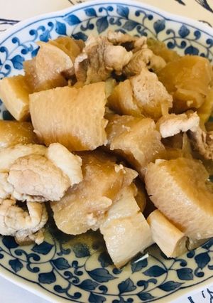 寒干し大根と豚肉の煮物-レシピのメイン写真