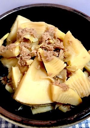 筍とツナ缶の簡単煮物-レシピのメイン写真