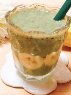 はちみつバナナ青汁スムージー˚✧₊⁎-レシピのメイン写真
