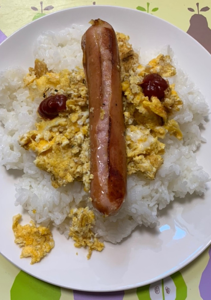 ソーセージ卵ごはん-レシピのメイン写真