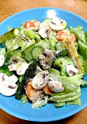 野菜大量摂取サラダ-レシピのメイン写真