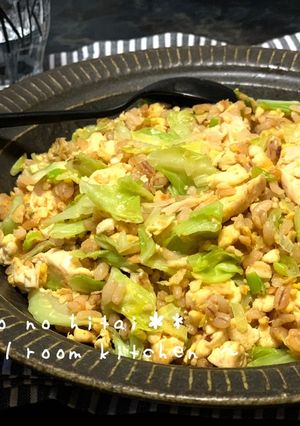 保存版！！ダイエット飯～半分豆腐の炒飯～-レシピのメイン写真