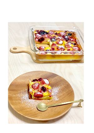 混ぜるだけ! いちごのクラフティ-レシピのメイン写真