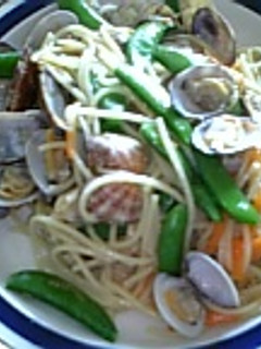 あさりとスナップえんどうの春パスタ-レシピのメイン写真