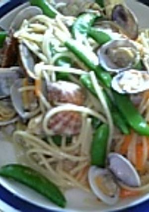 あさりとスナップえんどうの春パスタ-レシピのメイン写真