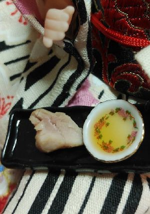 リカちゃんサイズ♡炙りまぐろꕤ*.ﾟ-レシピのメイン写真