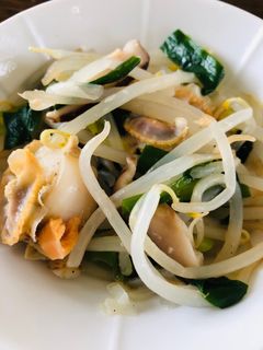 ベビーホタテともやしの炒め物-レシピのメイン写真