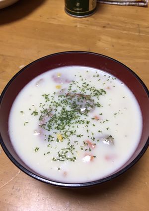 エビのクラムチャウダー-レシピのメイン写真