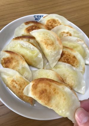 さつまいもチーズの餃子の皮包み焼き-レシピのメイン写真