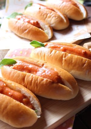 レンチンで簡単ホットドックモスバーガー風-レシピのメイン写真